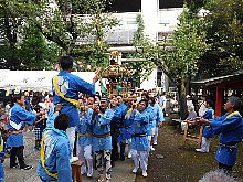熊野神社宮入
