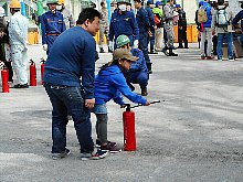 消火器消火訓練