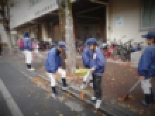 一生懸命清掃します