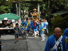 熊野神社宮入