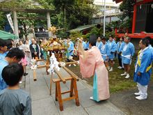 熊野神社宮入