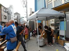 名物、糸川様の芋煮